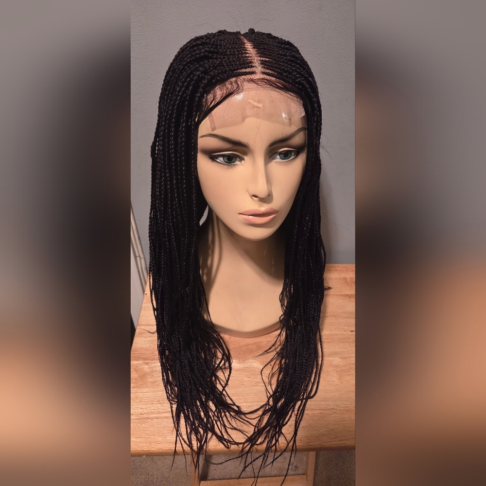 BRAND NEW HANDMADE CORNROW BRAID LACE WIG MADE IN NIGERIA
